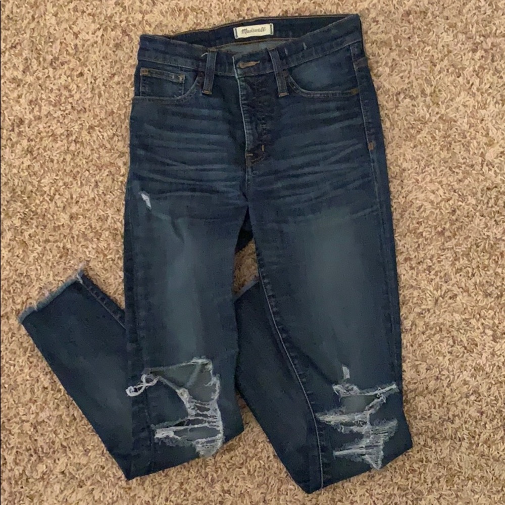 9in high rise Madewell jeans